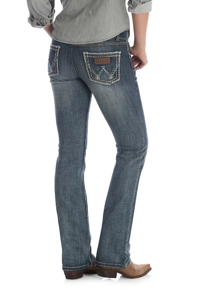 Wrangler Womens Retro Low Rise Boot Cut Jean