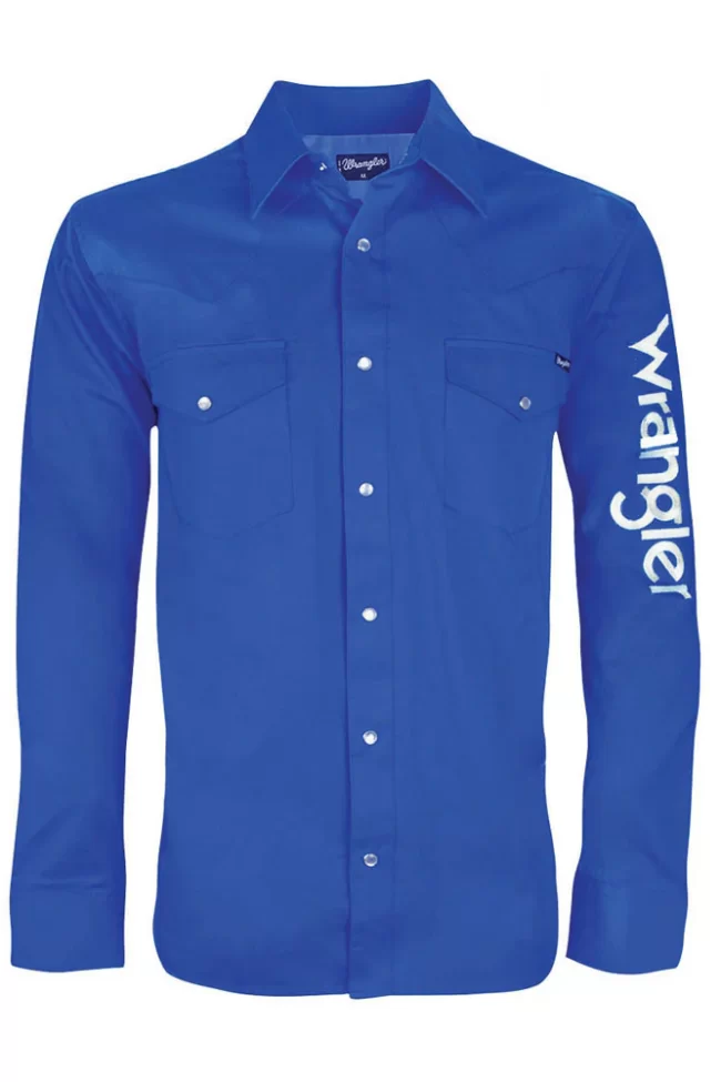 Wrangler Men's Logo Rodeo Shirt