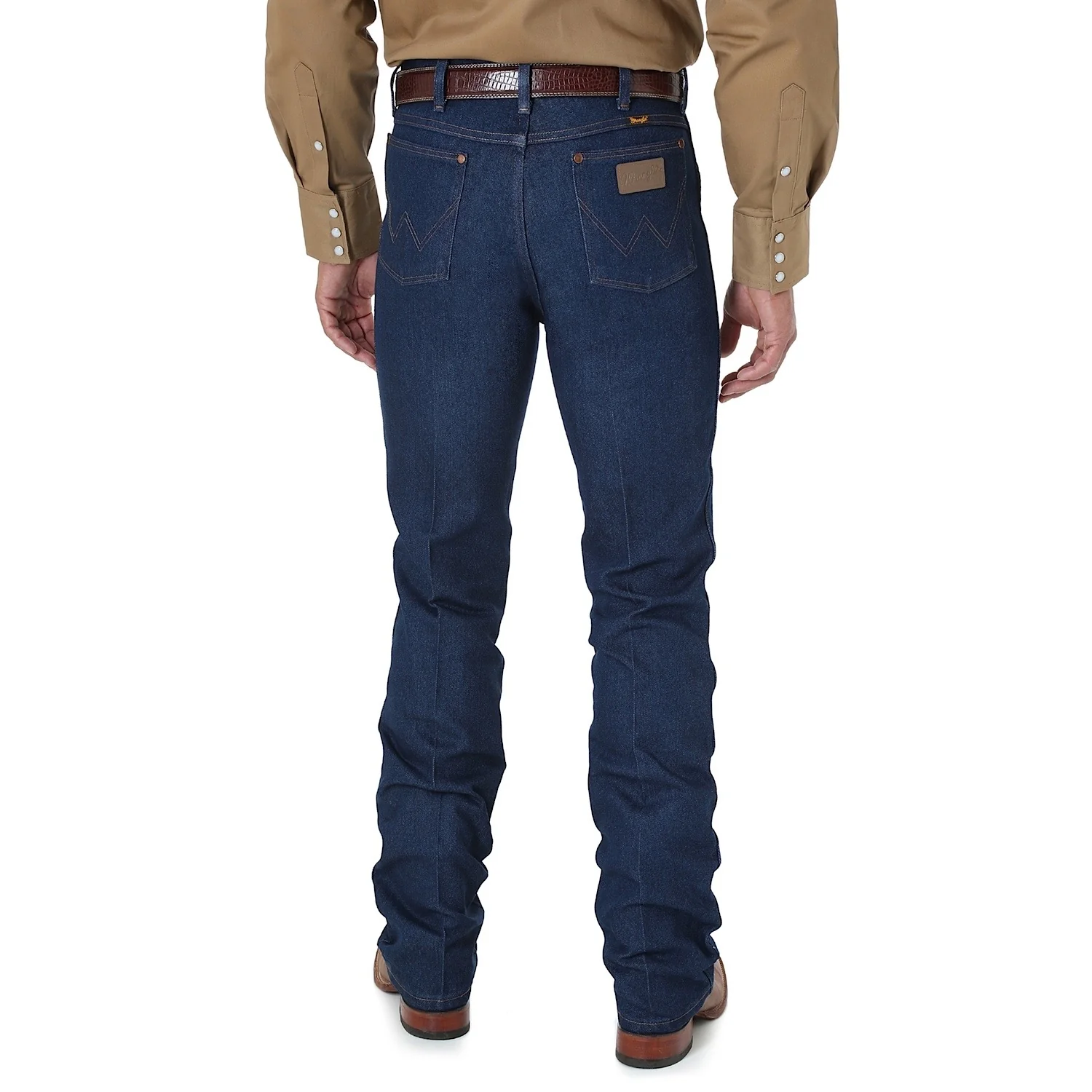 Wrangler Mens Premium Cowboy Cut Regular Stretch Slim Fit Jean