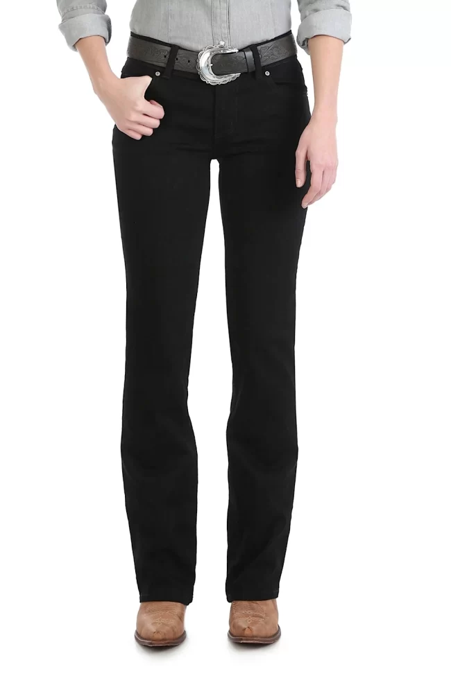 Wrangler Womens Mid Rise Boot Cut Jean
