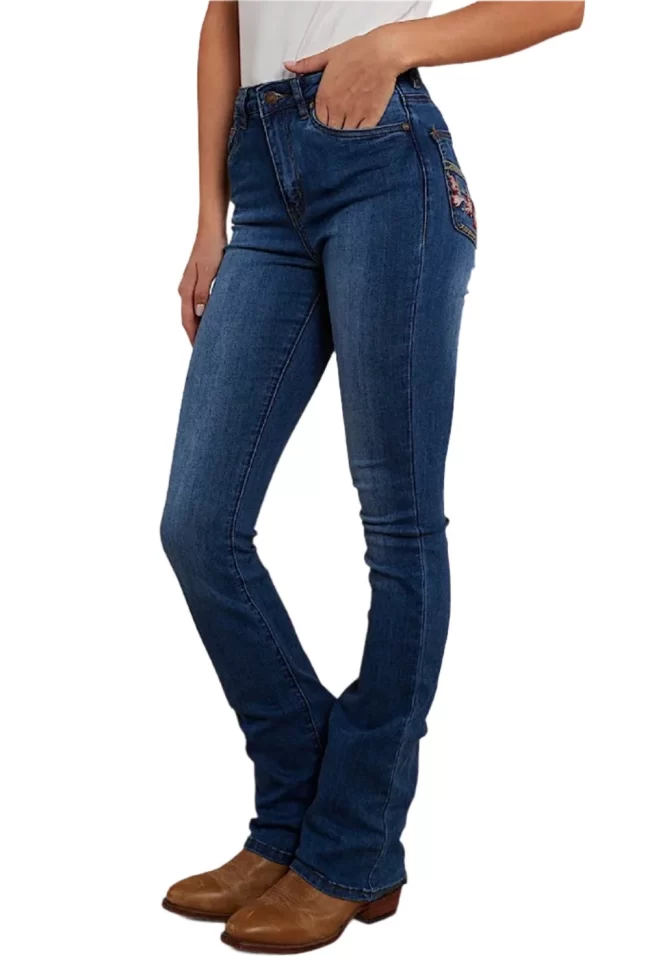 Ringers Western Women's Penny Rodeo High Rise Bootleg Jean