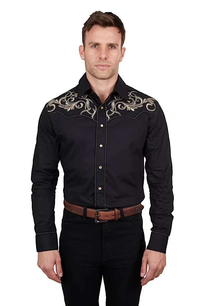 Wrangler Men's Adam Embroidered Shirt