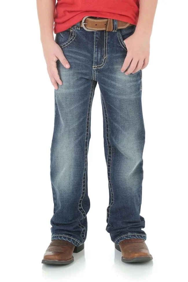 Wrangler Boys 20X 42 Vintage Boot Regular Fit Jean