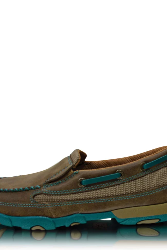 Twisted X Women's Casual Driving Mocs Boat Slip On