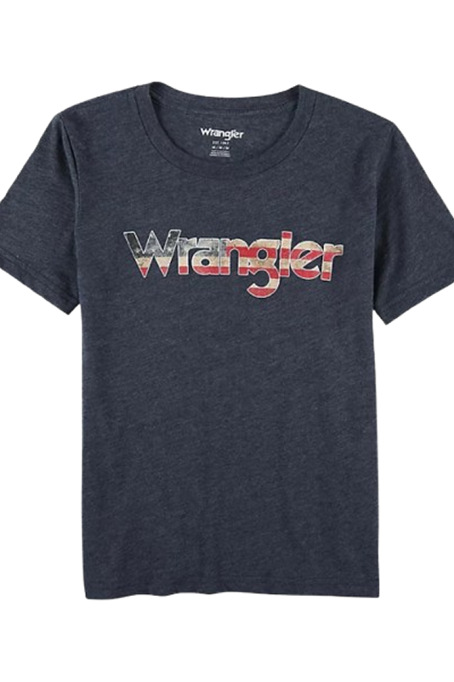 Wrangler Boys American Flag Kebel Tee