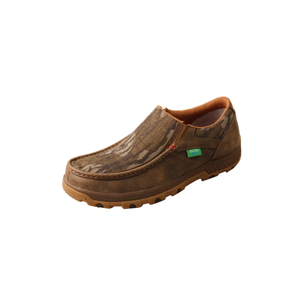 Twisted X Men's Mossy Oak CellStretch Slip-On Driving Moc