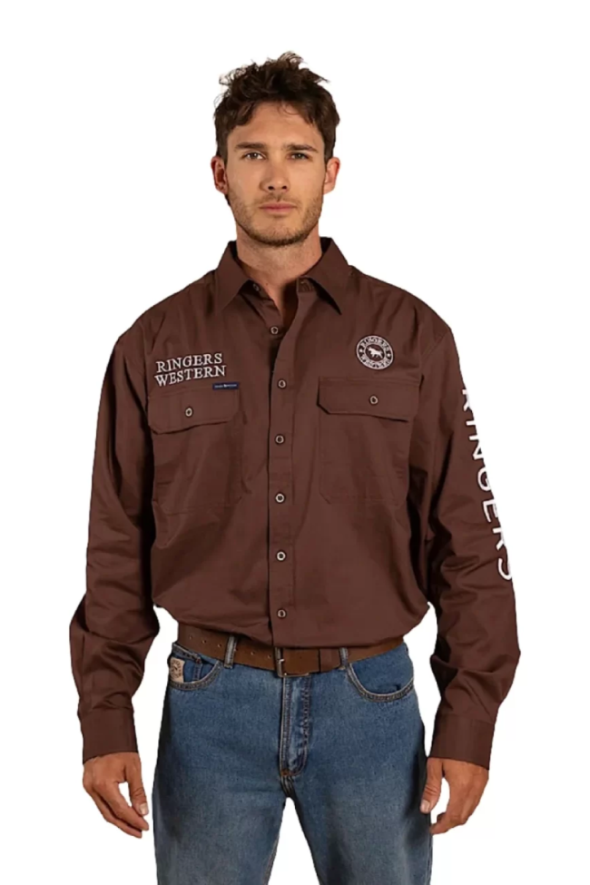 Ringers Western Hawkeye Men's Full Button Work Shirt