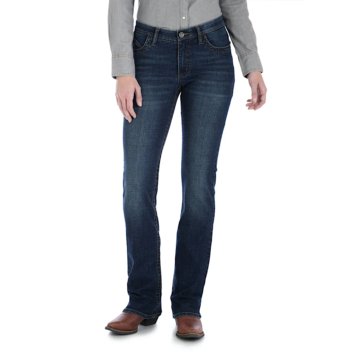 Wrangler Women's Mid Rise Waist Ultimate Riding Jean