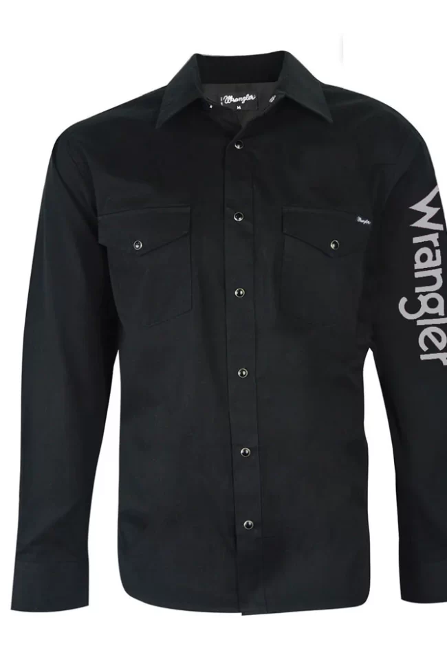 Wrangler Men's Logo Rodeo Shirt