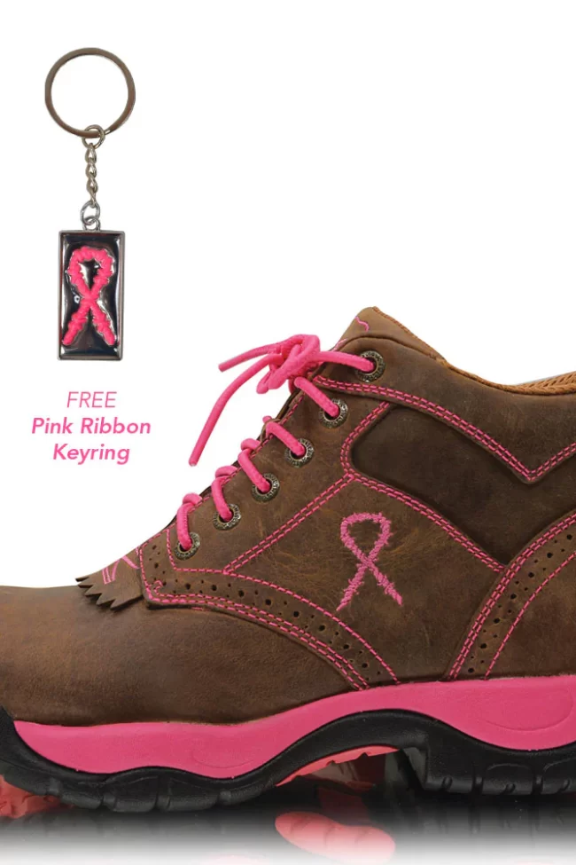 Twisted X Women's Breast Cancer Awareness All Around Lace Up