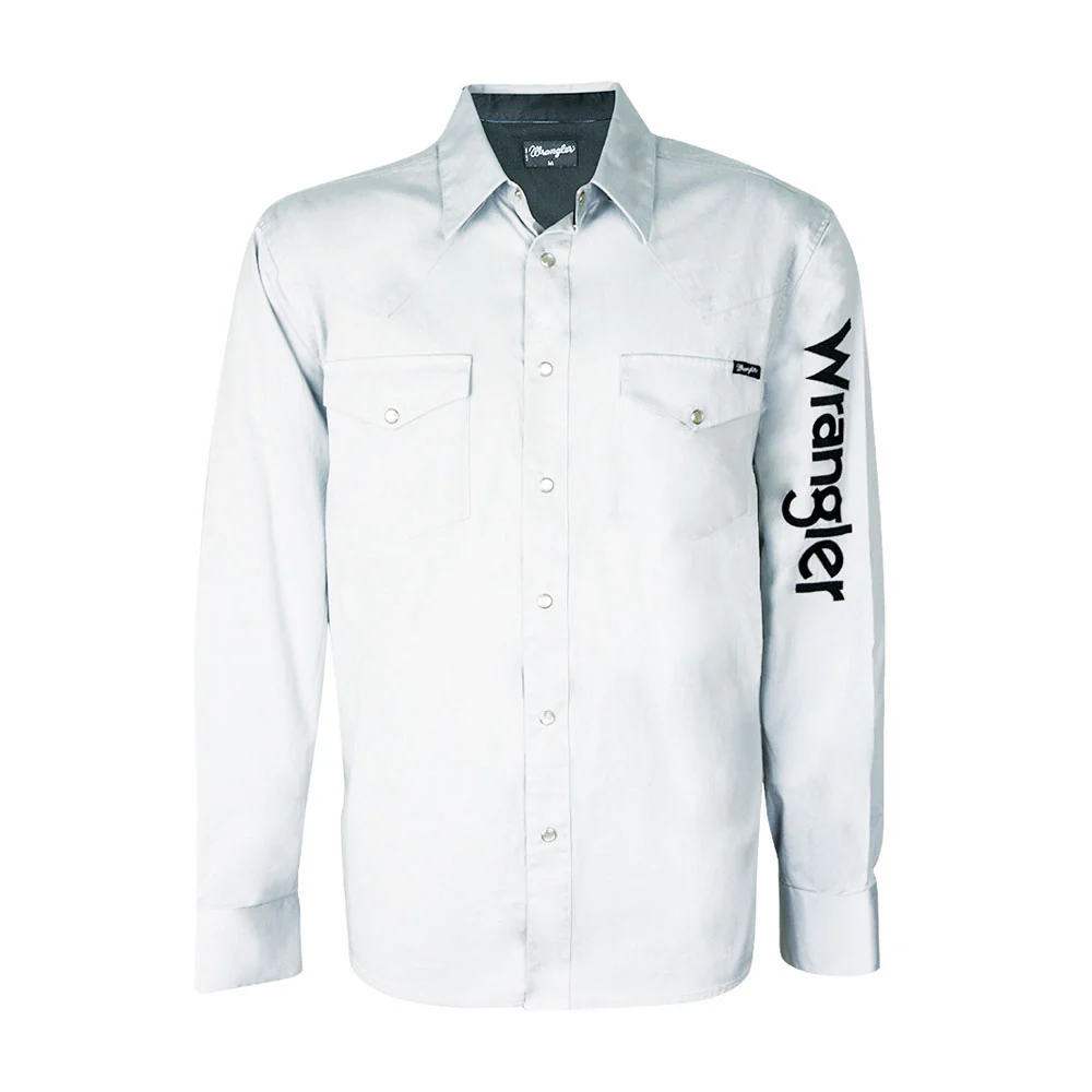Wrangler Mens Logo Rodeo Shirt